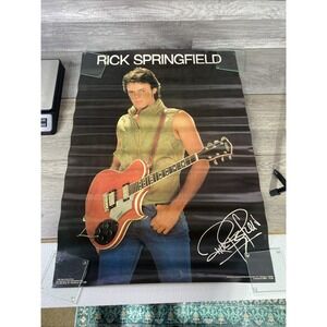 Rick Springfield Vintage 1982 Poster